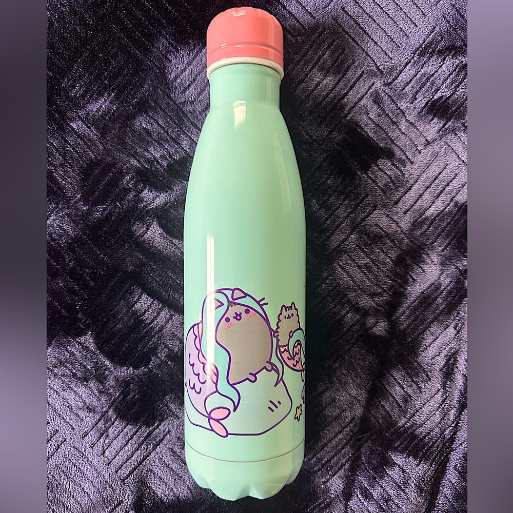 Pusheen the Cat Mermaid Water Bottle Stainless Steel